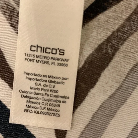 Chicos animal print shirt, size small - Picture 10 of 13